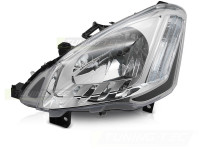 Headlight Chrome Left Side Tyc Fits Citroen Berlingo 12-18 Headlight Chrome Left Side Tyc Fits Citroen Berlingo 12-18
