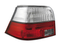 Tail Lights Red White Fits Vw Golf 4 09.97-09.03 Tail Lights Red White Fits Vw Golf 4 09.97-09.03