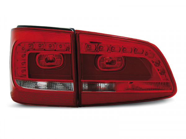 Led Tail Lights Red White Fits Vw Touran 08.10-