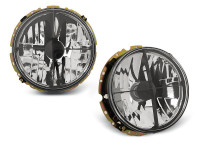 Headlights Chrome Fits Vw Golf 1 05.74-07.83 Headlights Chrome Fits Vw Golf 1 05.74-07.83