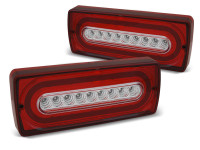 Led Tail Lights Red White Fits Mercedes W463 G-klasa 90-12 Led Tail Lights Red White Fits Mercedes W463 G-klasa 90-12