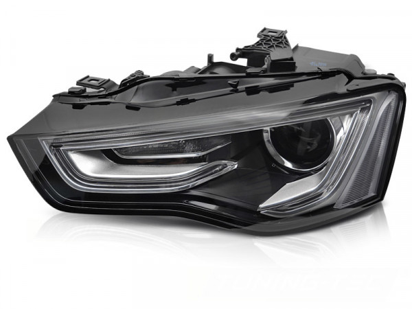 Xenon Headlight Black Left Side Tyc Fits Audi A5 11-12