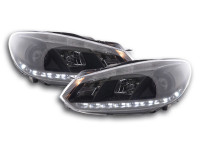 DRL Daylight Headlight VW Golf 6 type 1K Yr. 08- black RHD DRL Daylight Headlight VW Golf 6 type 1K Yr. 08- black RHD