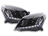 Daylight headlight Opel Astra H black Daylight headlight Opel Astra H black