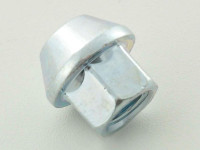 single Wheel nut length 34mm taper flange M12x1,75 silver single Wheel nut length 34mm taper flange M12x1,75 silver
