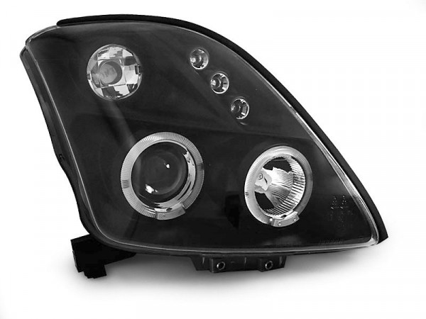 Suzuki Swift 05.05-10 Angel Eyes Black