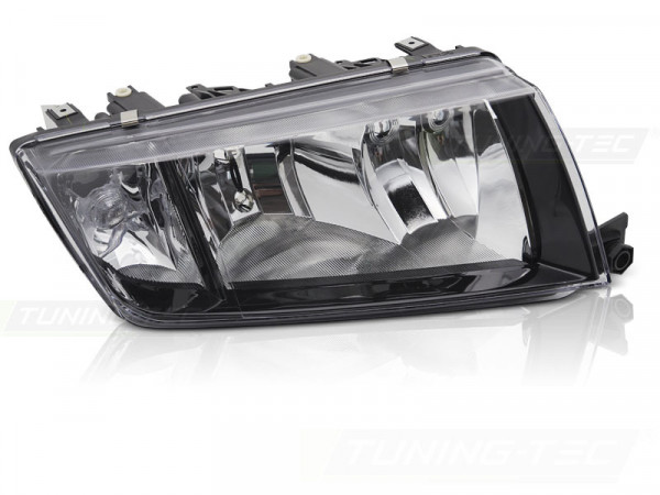 Headlight Black Right Side Tyc Fits Skoda Fabia 00-07