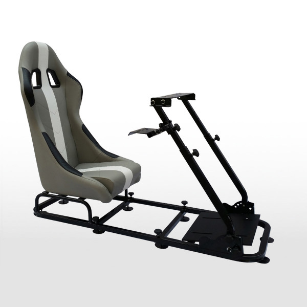 FK game seat game seat racing simulator eGaming Seats Interlagos gray / white