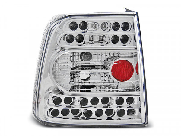 Led Tail Lights Chrome Fits Vw Passat B5 11.96-08.00 Sedan