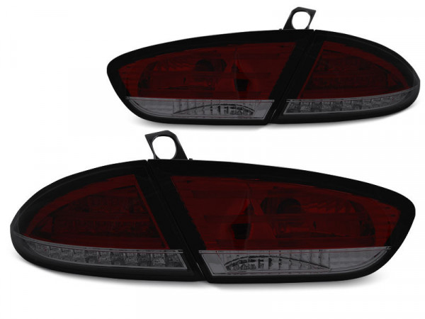 Led Tail Lights Red Smoke Fits Seat Leon 03.09-12