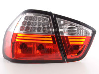 LED taillights set fits BMW 3 Series Sedan E90 2005-2008 clear/red LED taillights set fits BMW 3 Series Sedan E90 2005-2008 clear/red