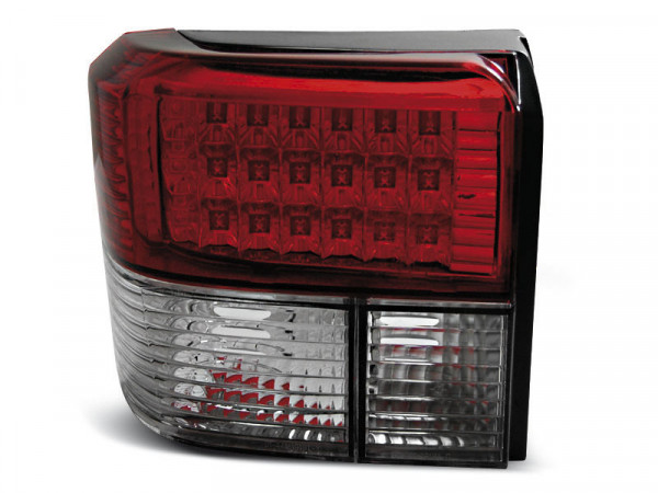 Led Tail Lights Red White Fits Vw T4 90-03.03