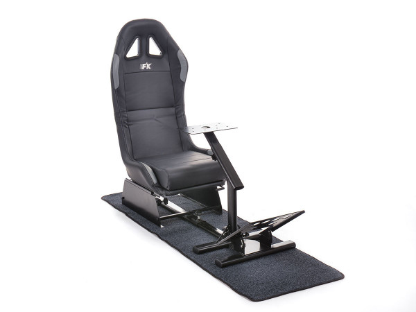 FK game seat Suzuka racing simulator for racing games silver with carpet