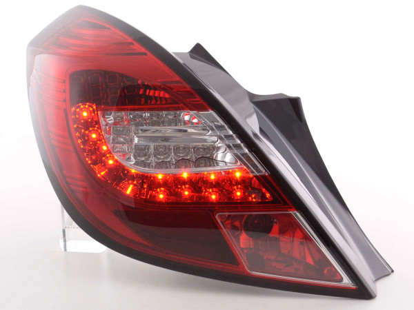 Led Taillights Opel Corsa D 3-dr Yr. 06-10 red/clear