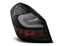 Led Bar Tail Lights Black Fits Skoda Fabia Ii 07- 06.14 Led Bar Tail Lights Black Fits Skoda Fabia Ii 07- 06.14