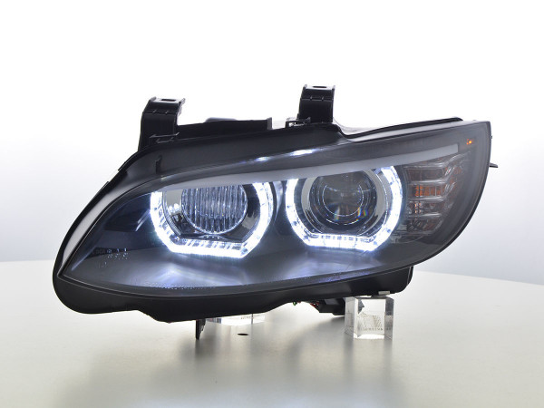Headlight set Xenon Daylight LED daytime running lights BMW 3-series E92 / E93 06-10 black