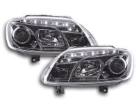 Daylight headlight VW Touran type 1T / VW Caddy type 2K chrome Daylight headlight VW Touran type 1T / VW Caddy type 2K chrome