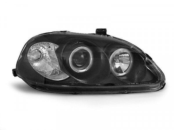 Honda Civic 03.99-02.01 Angel Eyes Black