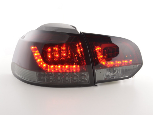 Led Taillights VW Golf 6 type 1K Yr. 2008-2012 red/black with Led indicator