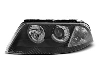 Headlights Angel Eyes Black Fits Vw Passat 3bg B5 Fl 09.00-03.05 Headlights Angel Eyes Black Fits Vw Passat 3bg B5 Fl 09.00-03.05