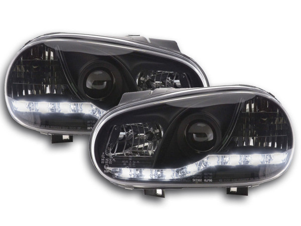 DRL Daylight headlight VW Golf 4 Yr. 97-03 black
