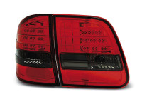 Led Tail Lights Red Smoke Fits Mercedes W210 95-03.02 Kombi Led Tail Lights Red Smoke Fits Mercedes W210 95-03.02 Kombi