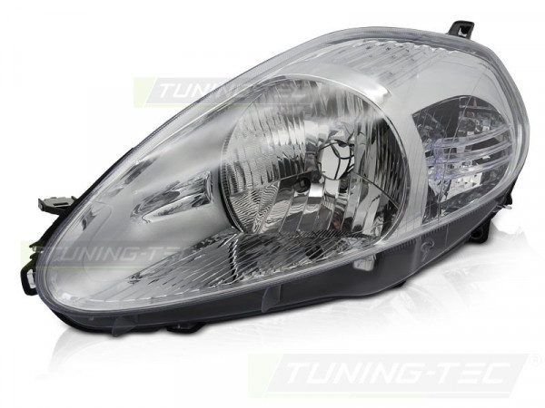 Headlight Chrome Left Side Tyc Fits Fiat Grande Punto 05-08