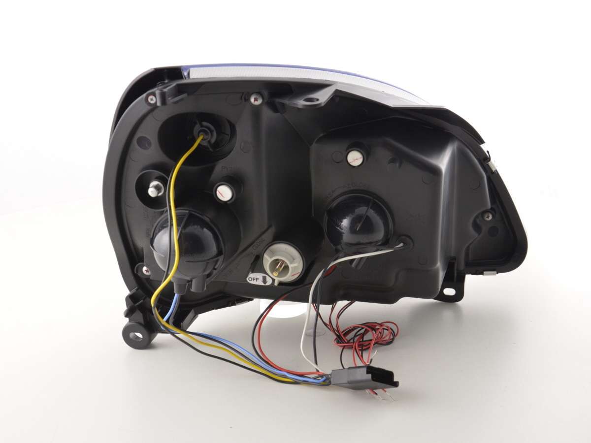 Headlight Renault Clio 2 3/4/5dr Yr. 0104 black Headlights Lights