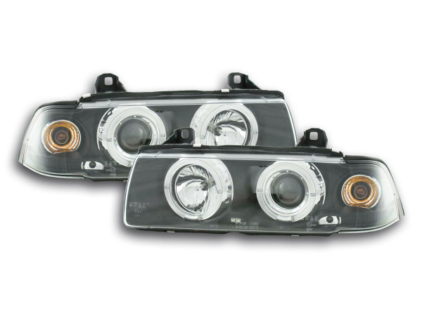 headlight BMW serie 3 Coupe type E36 Yr. 92-98 black