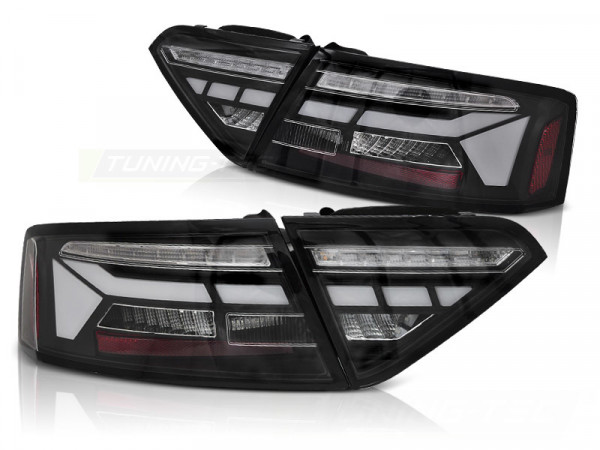 Led Bar Tail Lights Black Seq Fits Audi A5 11-16