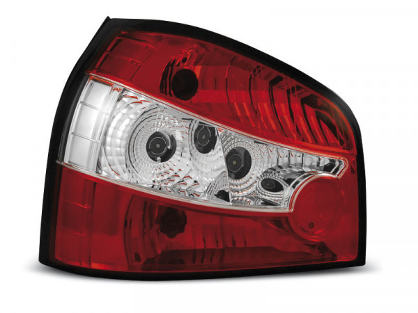 Tail Lights Red White Fits Audi A3 8l 08.96-08.00