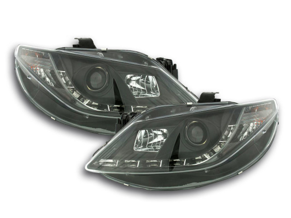 Daylight headlight Seat Ibiza type 6J Yr. 08- black