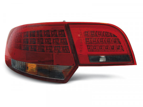 Led Tail Lights Red Smoke Fits Audi A3 8p 04-08 Sportback