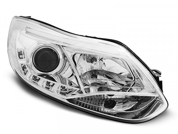 Ford Focus Mk3 11- 10.14 Tube Lights Chrome