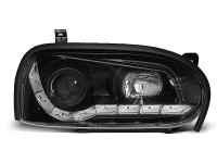 Headlights Daylight Black Fits Vw Golf 3 09.91-08.97 Headlights Daylight Black Fits Vw Golf 3 09.91-08.97