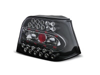 Led Tail Lights Black Fits Vw Golf 4 09.97-09.03 Led Tail Lights Black Fits Vw Golf 4 09.97-09.03