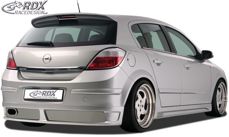 RDX rear bumper extension OPEL Astra H 4/5 doors, Rear, Bumpers, Exterior, Car Tuning