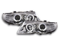 Headlight set fits BMW 3-series E46 Limo / Touring 02-05 chrome Headlight set fits BMW 3-series E46 Limo / Touring 02-05 chrome