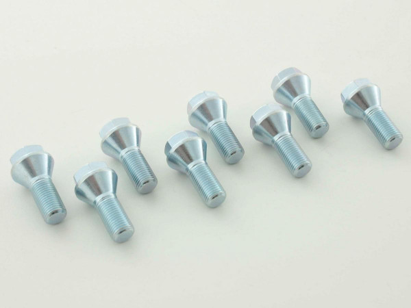 Wheel bolts Set (8 pieces), M14 x 1,25 26 short head
