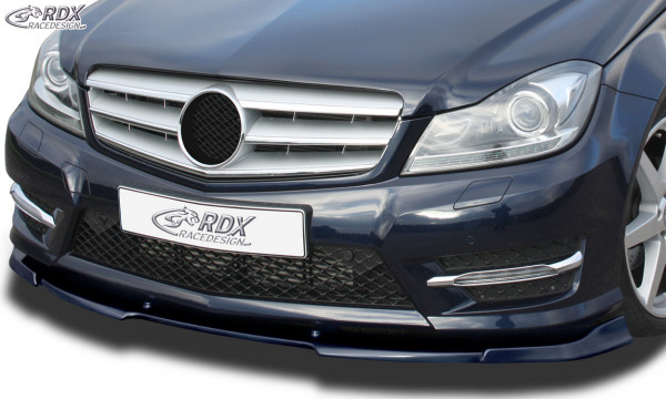 RDX Front Spoiler VARIO-X MERCEDES C-class W204 / S204 AMG-Styling 2011+ (Fit for Cars with AMG-Styling Frontbumper)