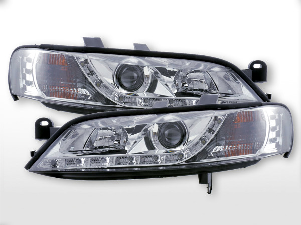 DRL Daylight headlight Opel Vectra B Yr. 95-99 chrome