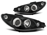 Peugeot 206 02- Angel Eyes Black Ccfl Peugeot 206 02- Angel Eyes Black Ccfl