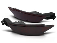 Led Fog Lights Red Smoke Ford Fiesta Mk7 08-16 Led Fog Lights Red Smoke Ford Fiesta Mk7 08-16