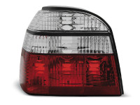 Tail Lights Red White Fits Vw Golf 3 09.91-08.97 Red White Tail Lights Red White Fits Vw Golf 3 09.91-08.97 Red White