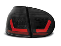 Led Bar Tail Lights Black Fits Vw Golf 5 10.03-09 Led Bar Tail Lights Black Fits Vw Golf 5 10.03-09