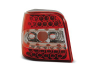 Led Tail Lights Red White Fits Vw Golf 4 09.97-09.03 Led Tail Lights Red White Fits Vw Golf 4 09.97-09.03