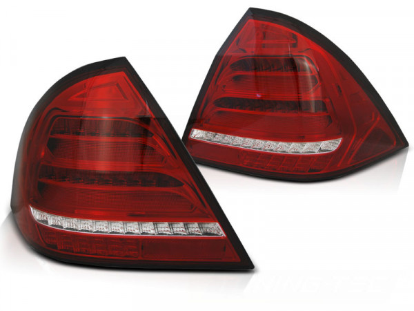 Mercedes W203 Sedan 04-07 Red White Led Bar