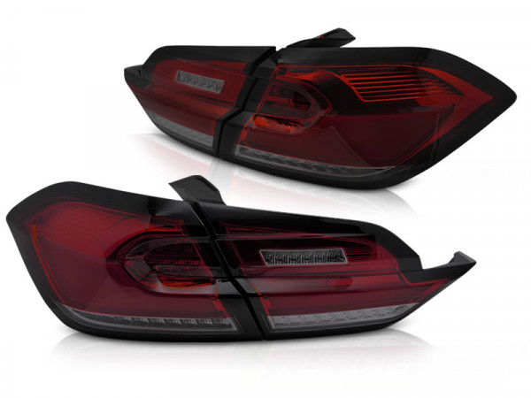 Led Tail Lights Red Smoke Fits Ford Fiesta Mk8 17-21 Hatchback