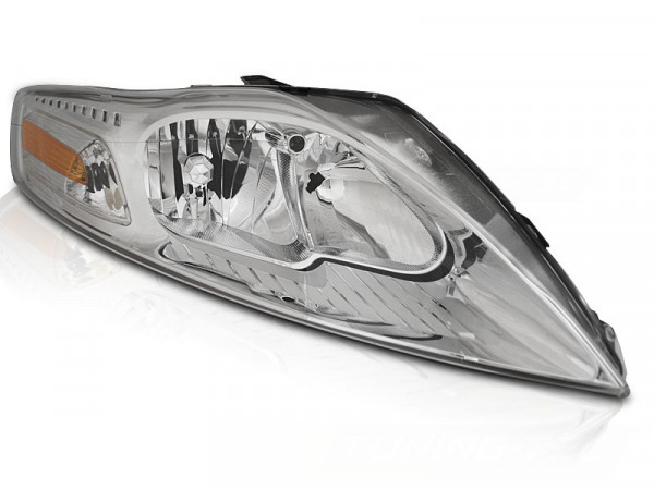 Headlights Chrome Left Right Tyc Fits Ford Mondeo 07.07-11.10