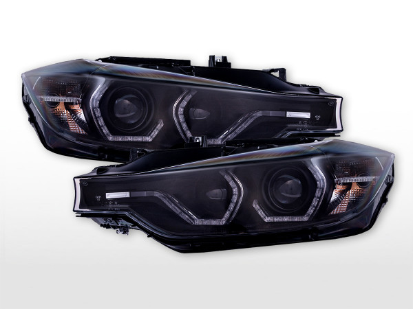 Xenon Scheinwerfer Set mit LED Tagfahrlicht BMW 3er F30 Bj. 12-14 schwarz